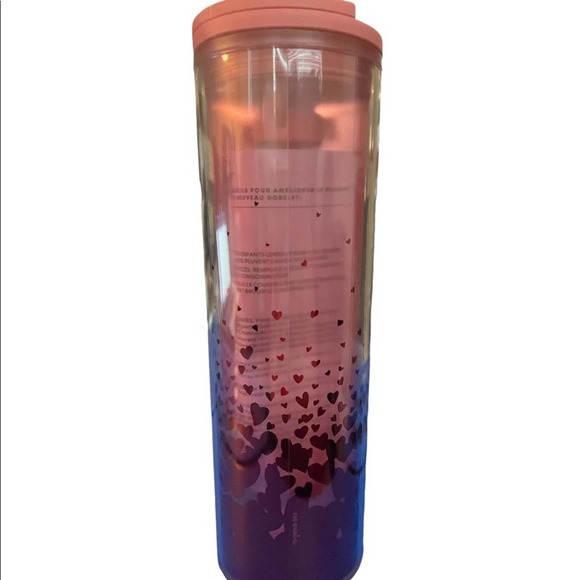 Starbucks Grande Heart Ombré Tumbler Valentine’s Day 2022 - Picture 4 of 4